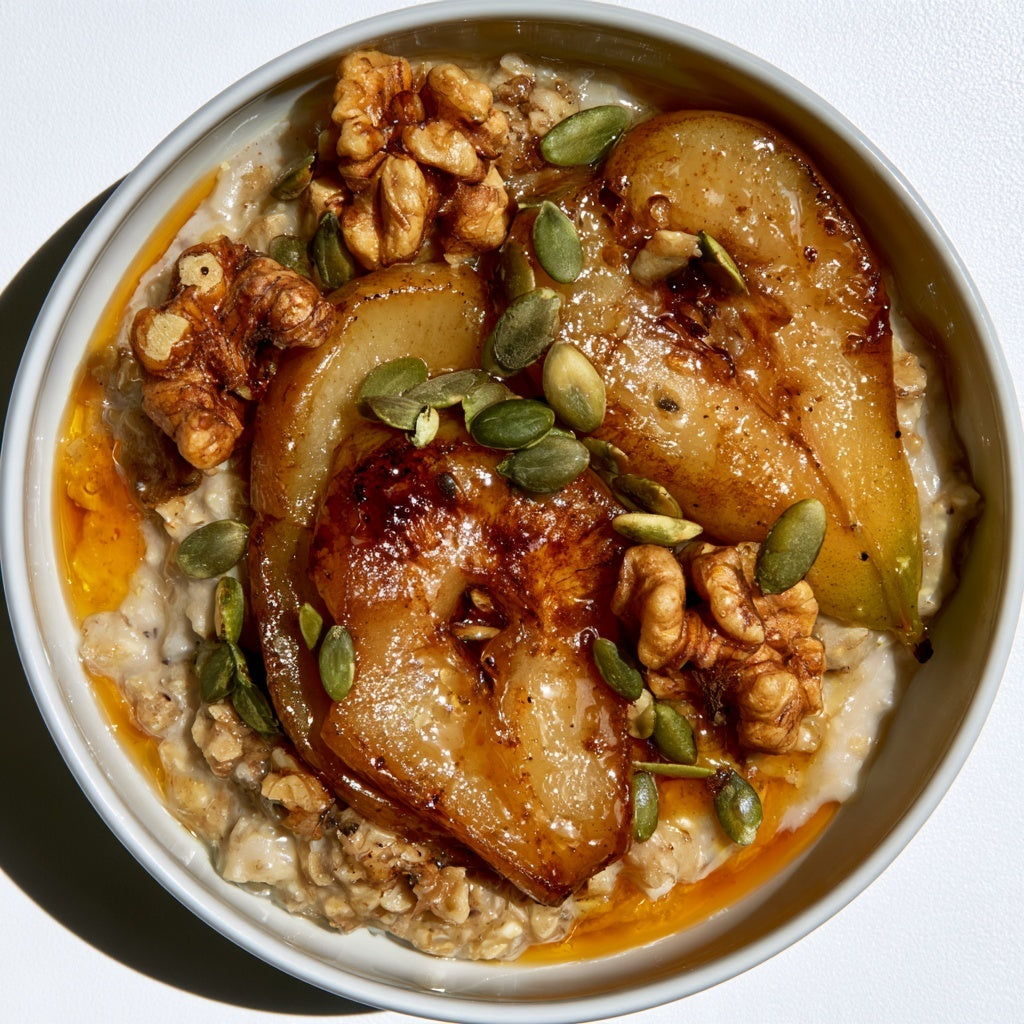 Caramelized Apple & Pear Overnight oats (5 Pack )