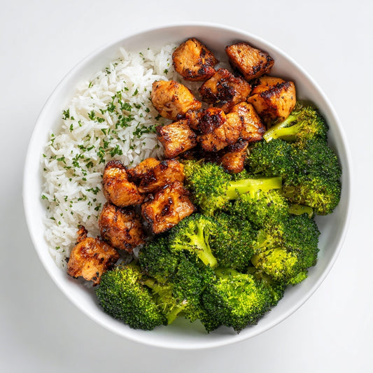 Puerto Rican Adobo Chicken W/ Jasmine rice & broccoli