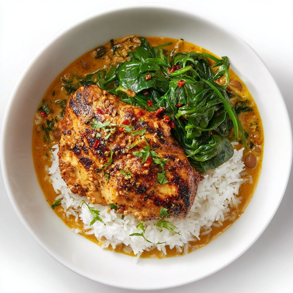 🇩🇴Coconut braised gandules w/ seasoned chicken breast