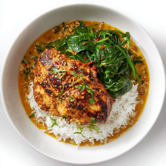 🇩🇴Coconut braised gandules w/ seasoned chicken breast